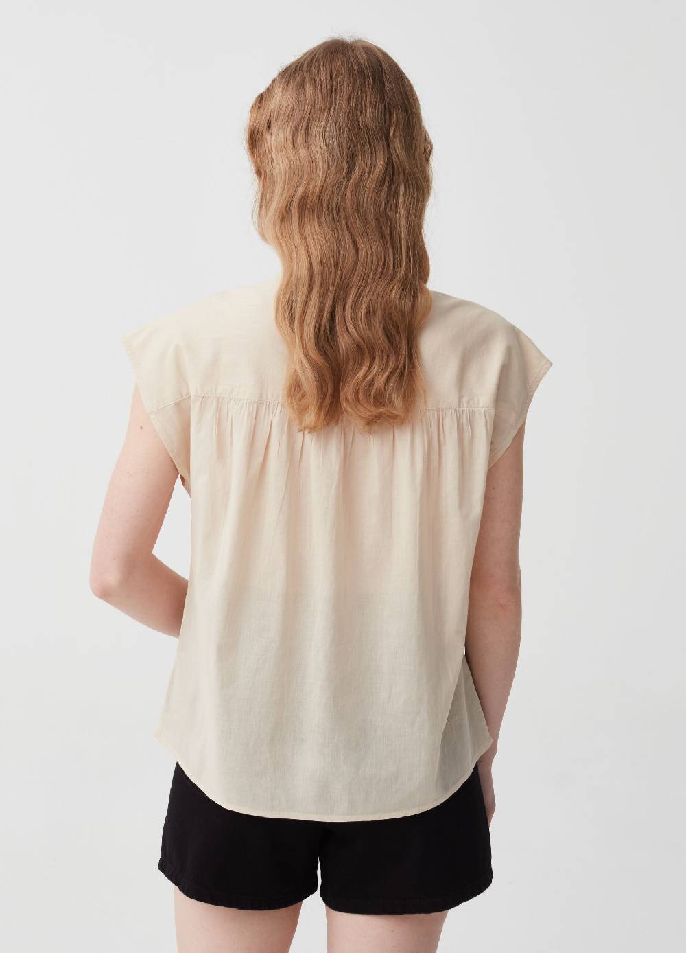 Ovs Blusa smanicata con scollo serafino Sconto