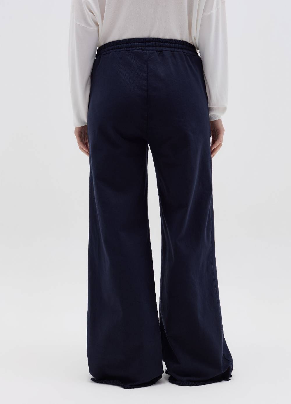 Ovs Pantalone palazzo in felpa con orlo a vivo In Vendita