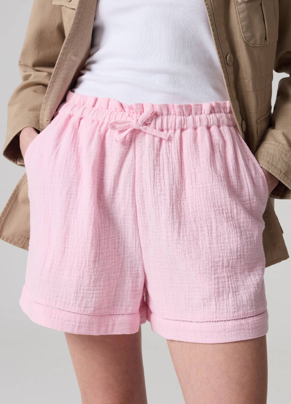 Ovs Shorts in garza effetto crinkle Saldi Di Fabbrica