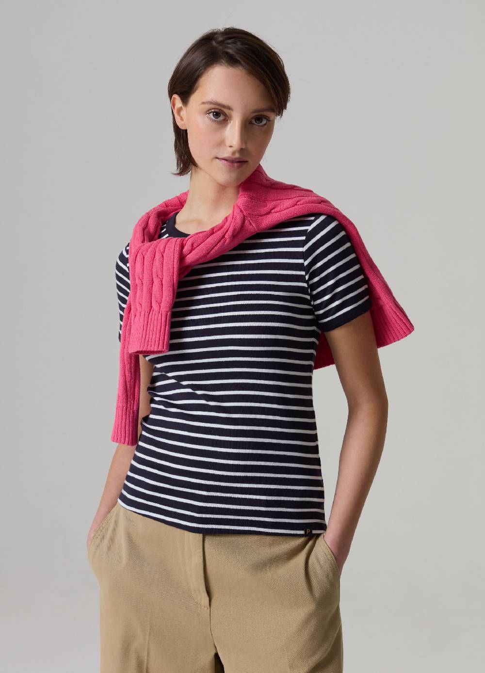 Ovs T-shirt a righe in cotone stretch Spedizione gratuita