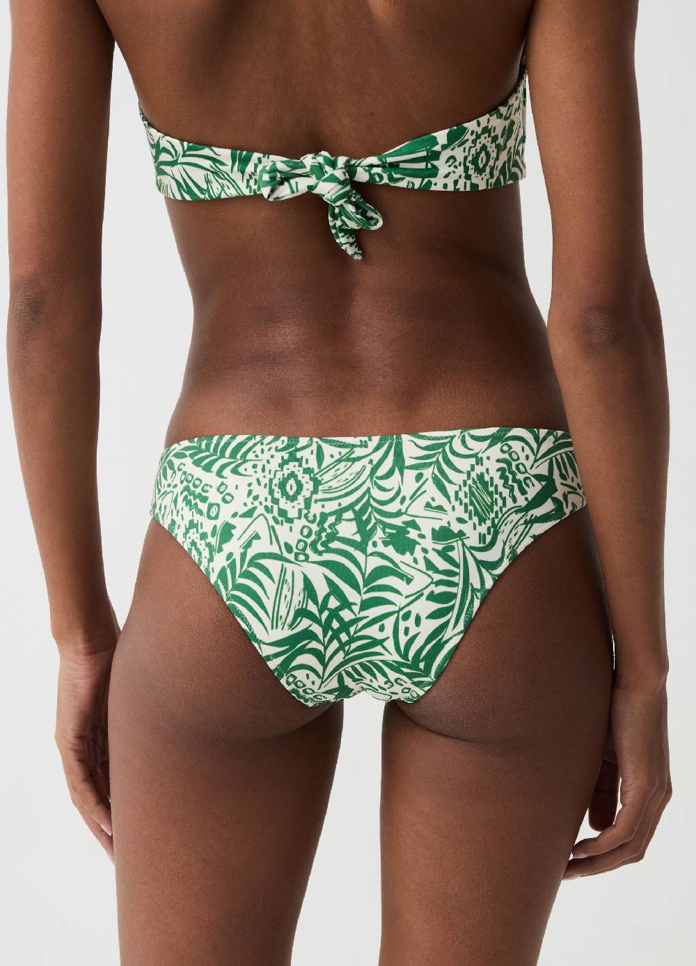 Ovs Slip bikini con nodo stampa foliage Negozio online di fabbrica
