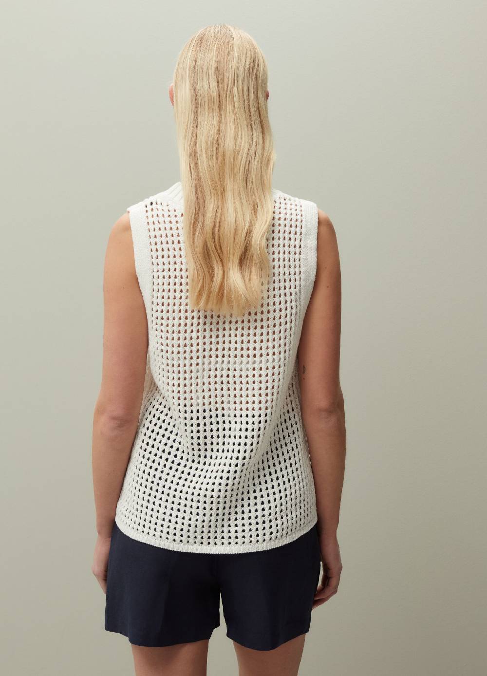 Ovs Tank top in cotone crochet Flash Sale