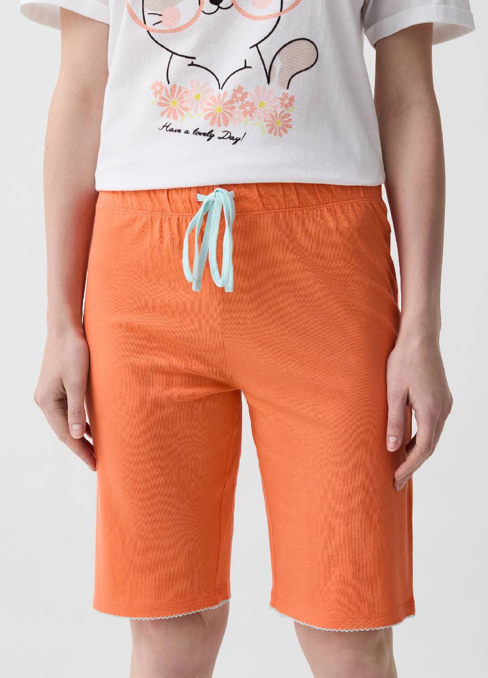 Ovs Pantalone pigiama corto con coulisse Smaltimento dello stoccaggio