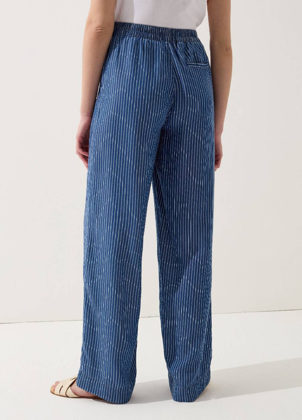 Ovs Jeans gessato wide leg in tessuto fluido Lightning offer