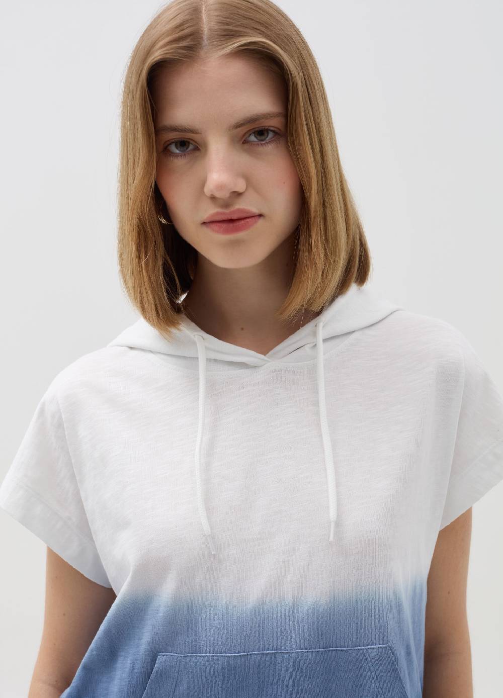 Ovs T-shirt Essential Dip Dye con cappuccio Liquidazione