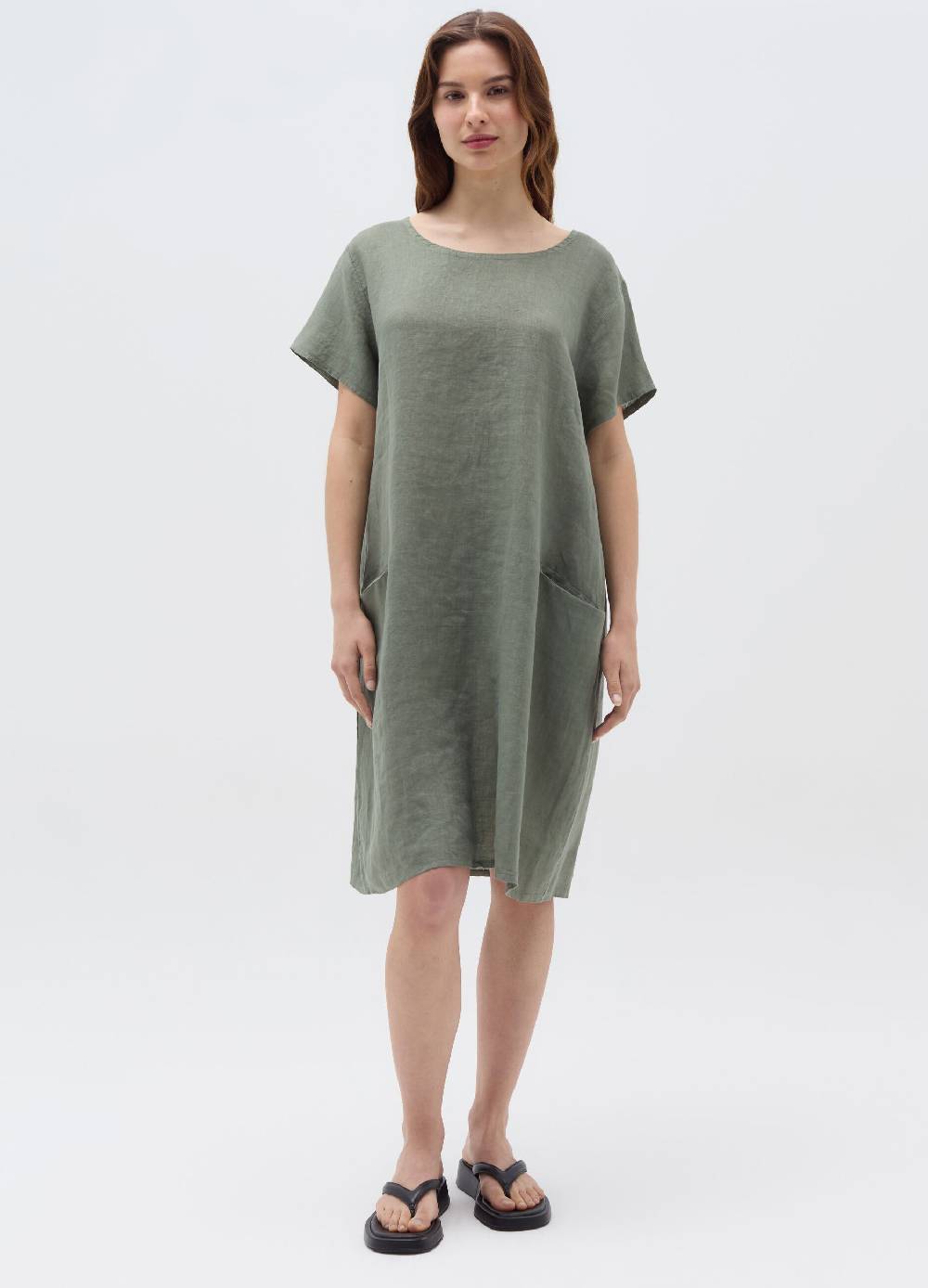 Ovs Vestito corto in lino con tasche Comprane uno, ottenene uno gratis