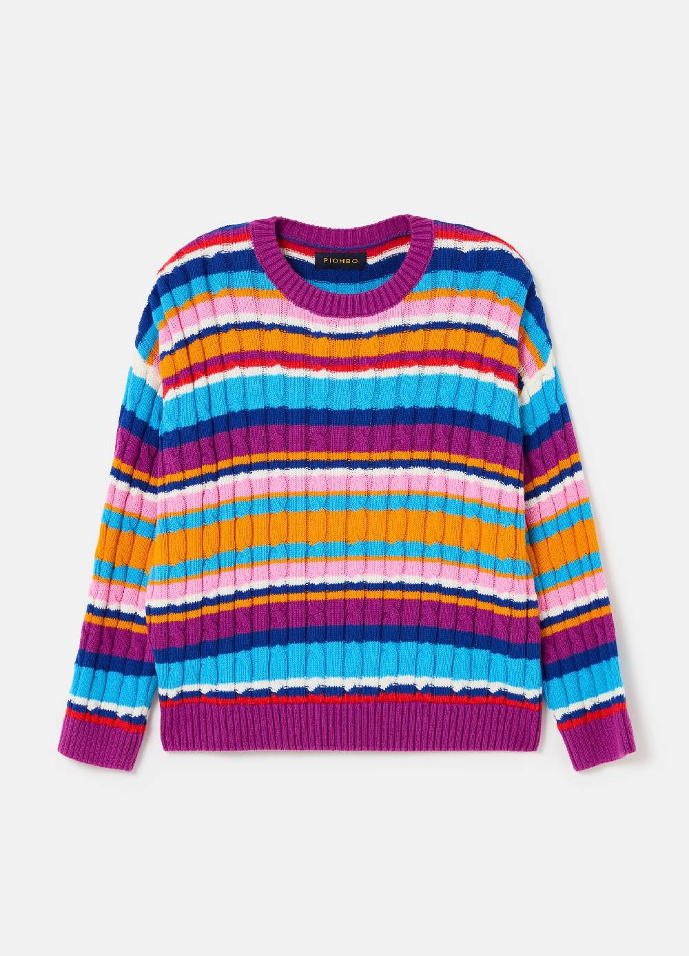 Ovs Pullover a righe con lavorazione a trecce Sconti questo mese