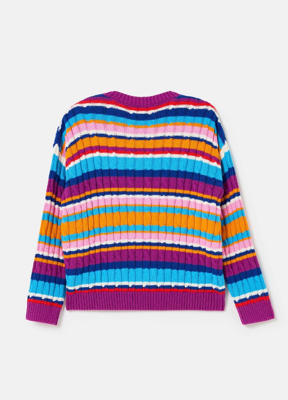 Ovs Pullover a righe con lavorazione a trecce Sconti questo mese