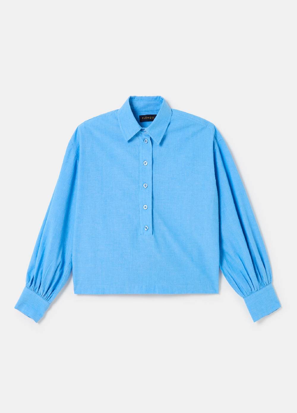 Ovs Blusa in cotone con maniche a sbuffo In Linea