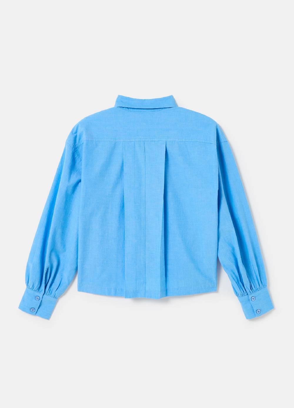 Ovs Blusa in cotone con maniche a sbuffo In Linea
