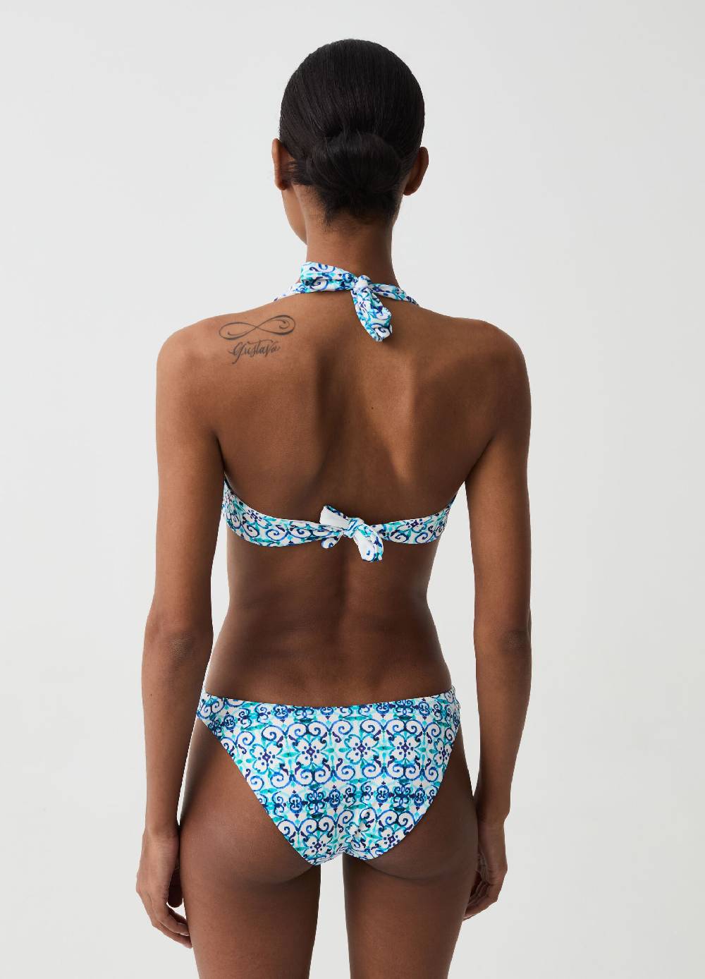 Ovs Top bikini con anello stampa maiolica Vendita