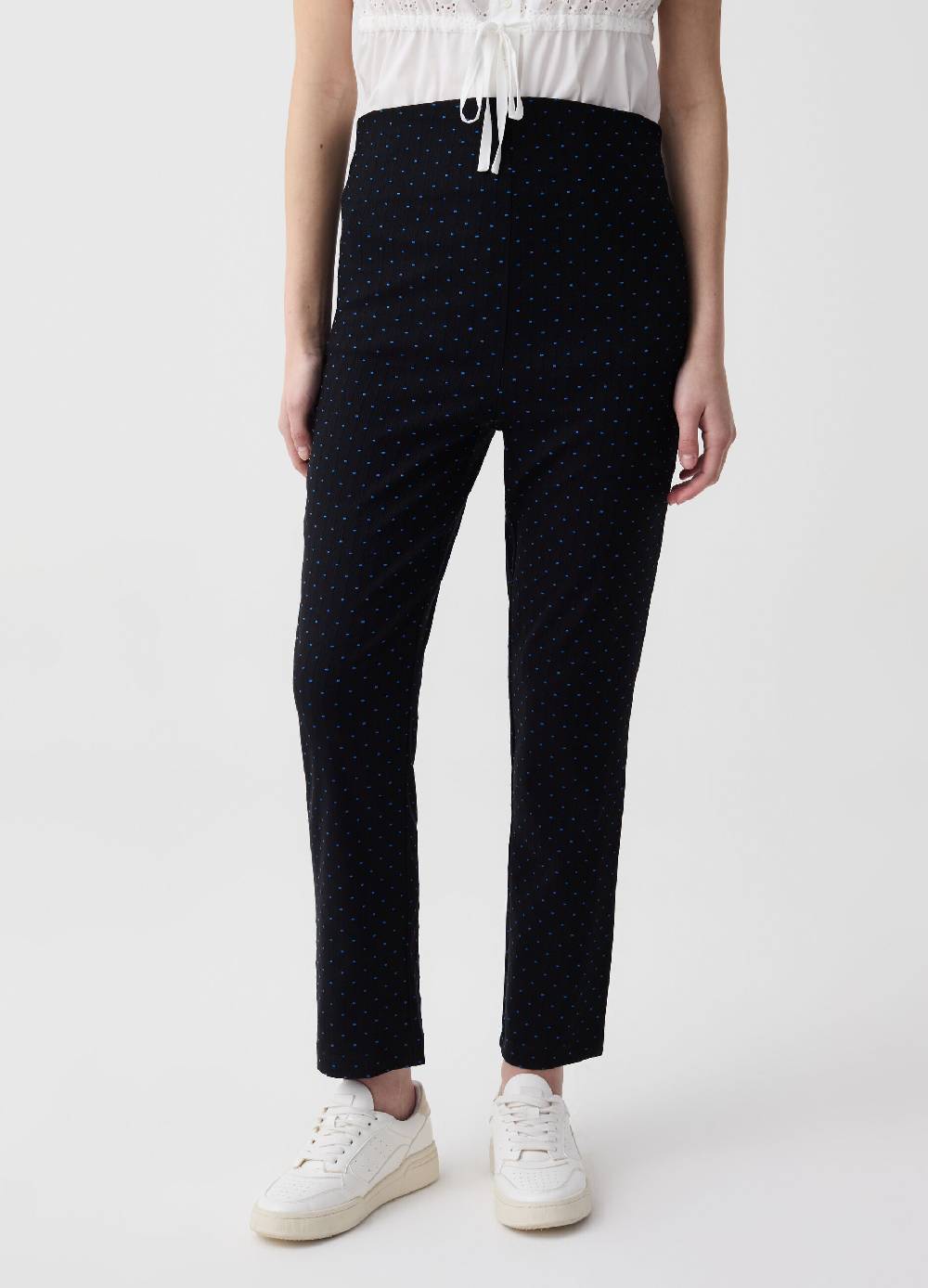 Ovs Pantaloni premaman con fantasia geometrica Soddisfazione Garantita