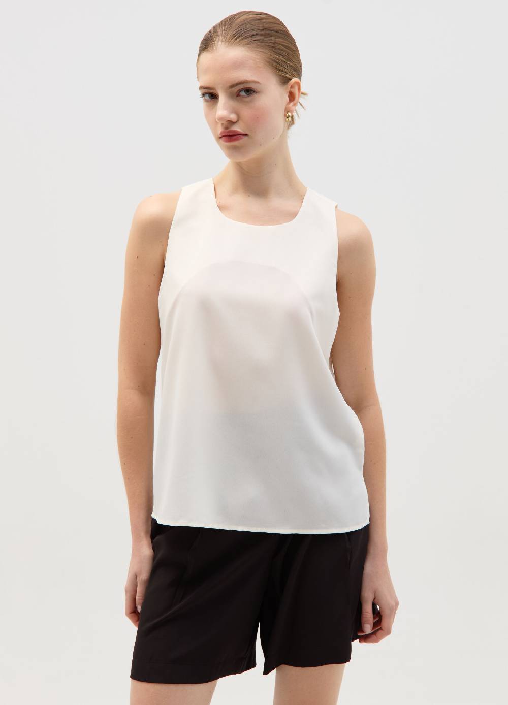 Ovs Top smanicato in crêpe Promozione Limitata