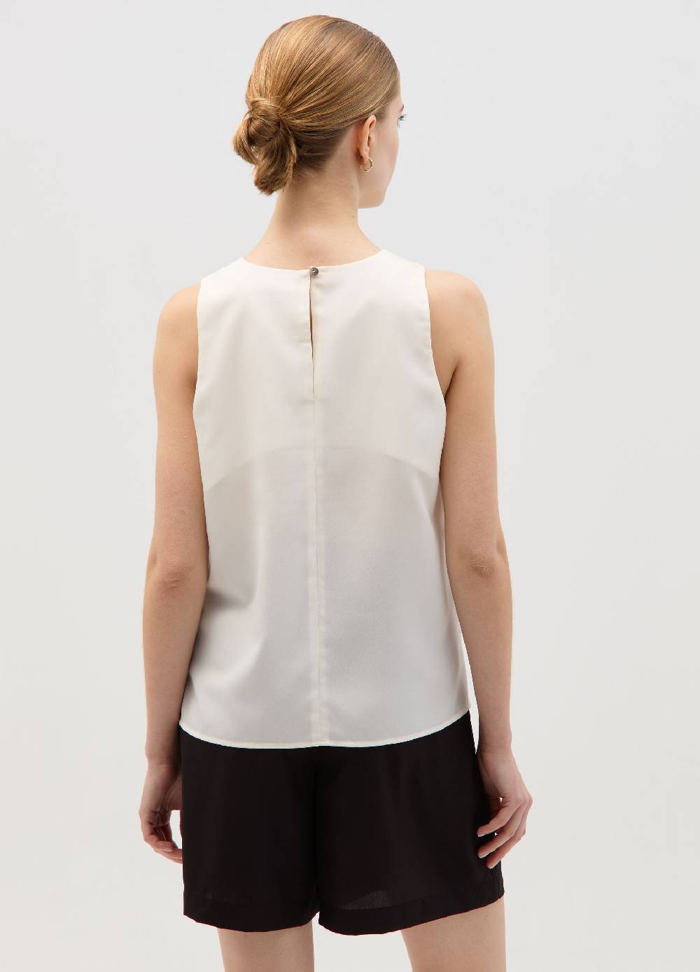 Ovs Top smanicato in crêpe Promozione Limitata