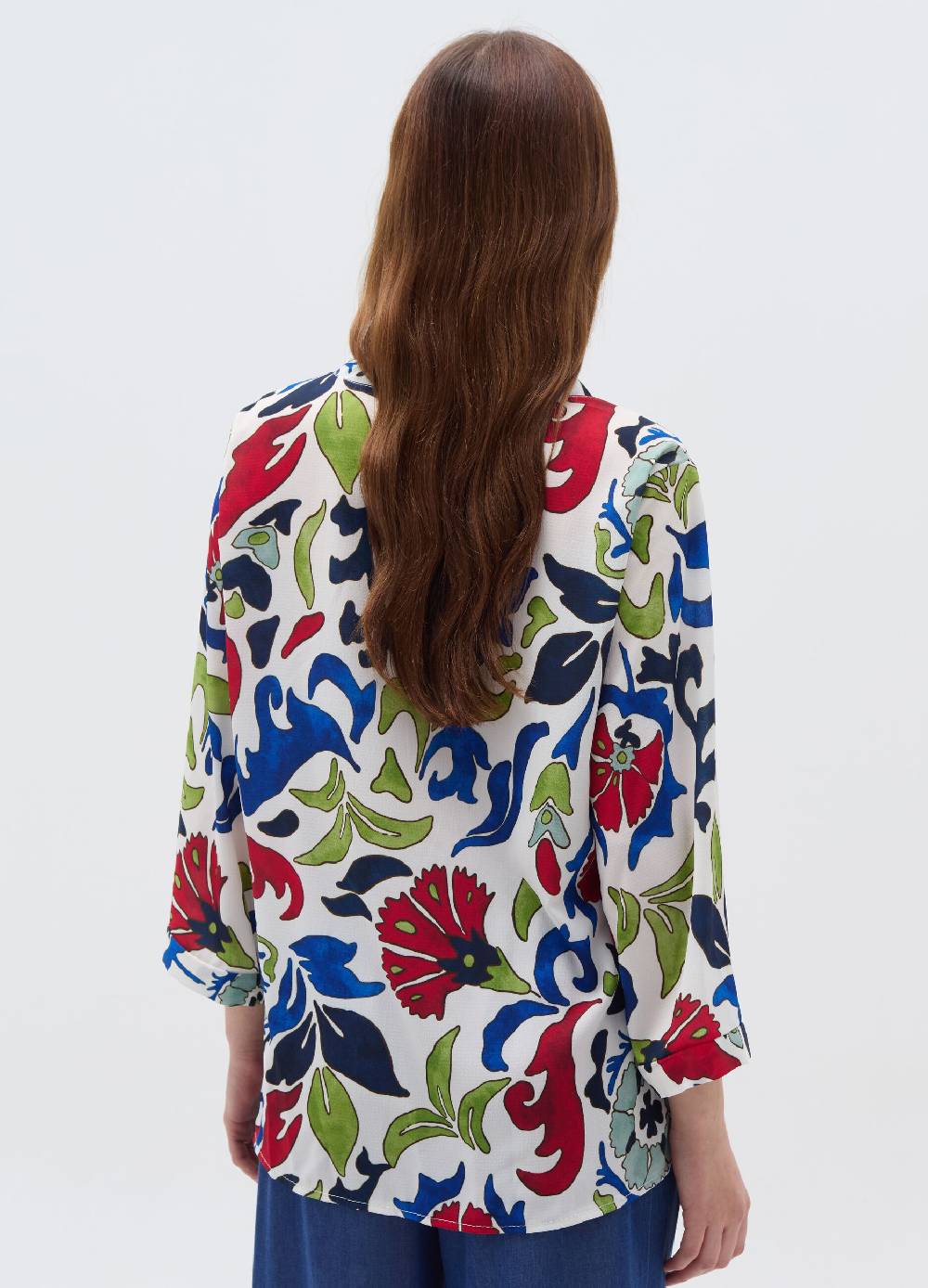 Ovs Blusa stampata con apertura a V Prezzo Ridotto