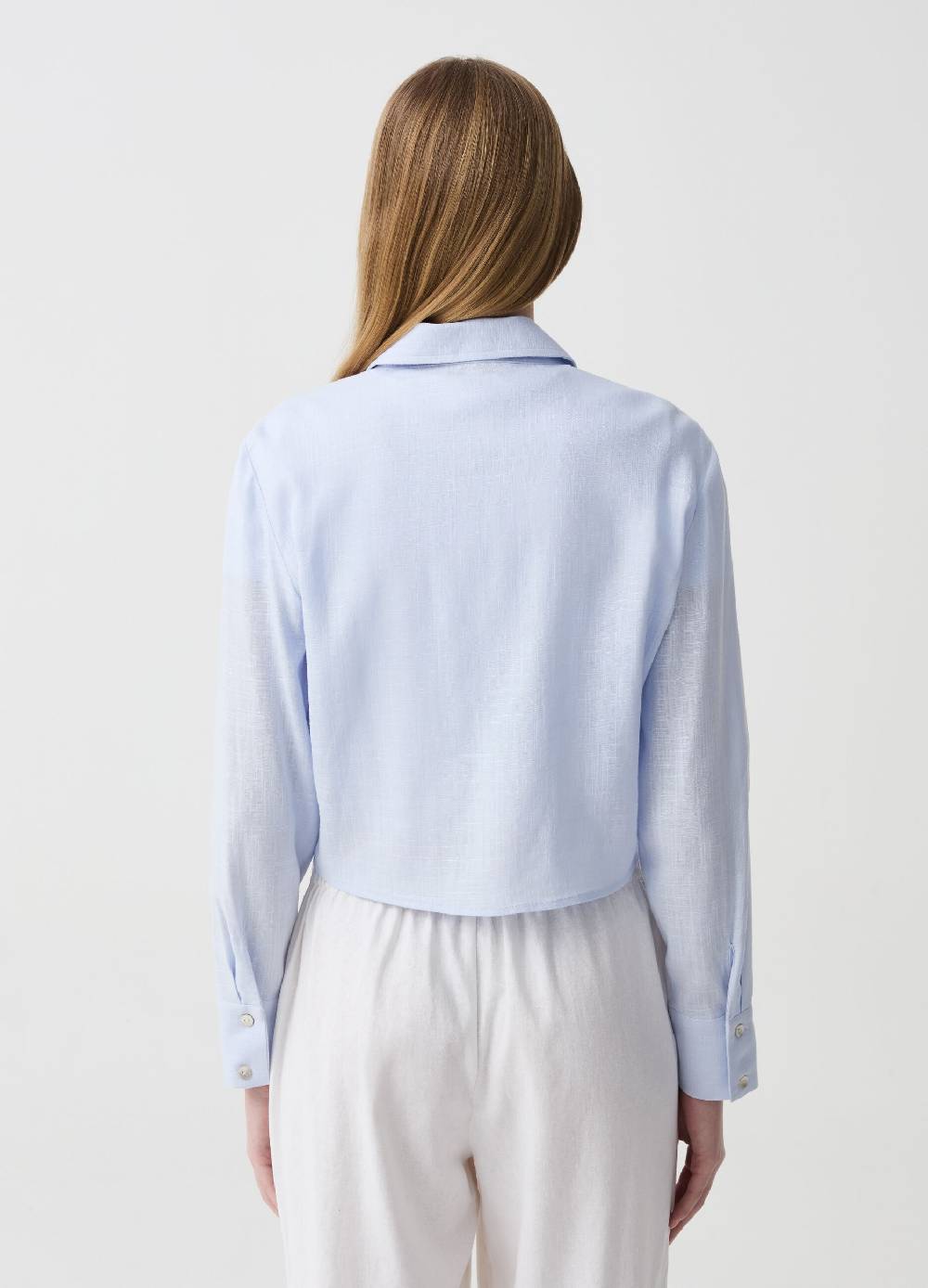 Ovs Camicia cropped con nodo Hotsell
