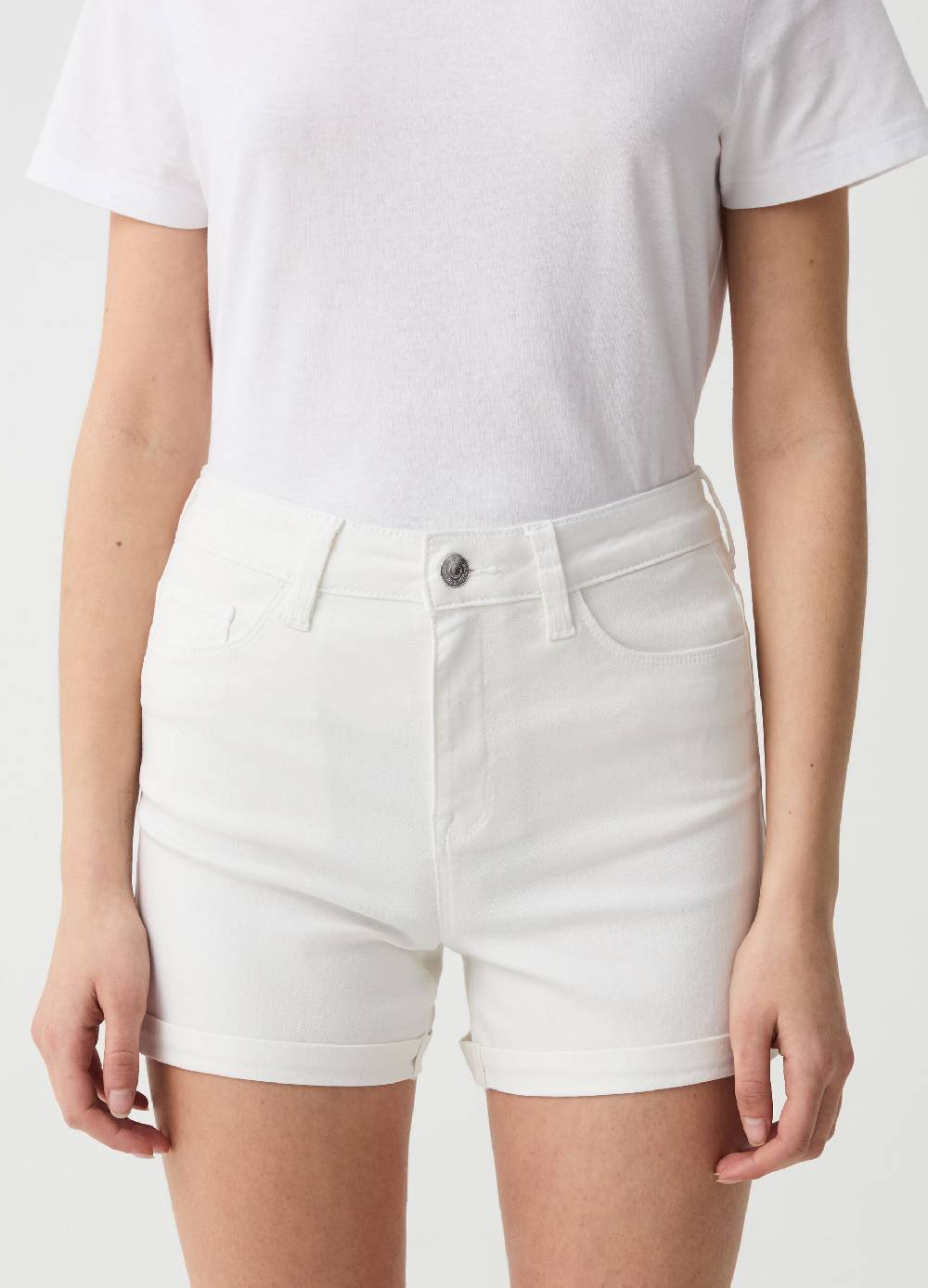 Ovs Shorts in denim con risvolti Negozio online di fabbrica