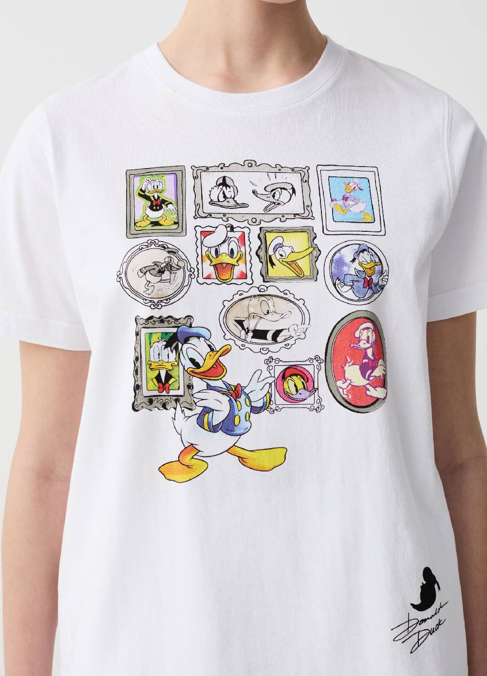 Ovs T-shirt in cotone bio con stampa Donald Duck 90 Offerta per la Festa della Mamma