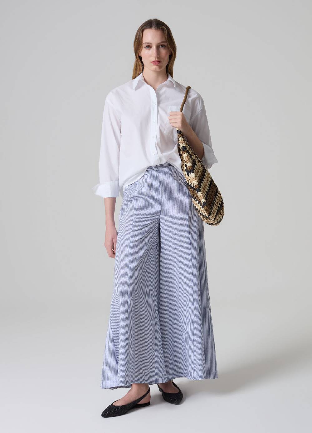 Ovs Pantalone flare fit wide leg Offerta Giorno del Papà