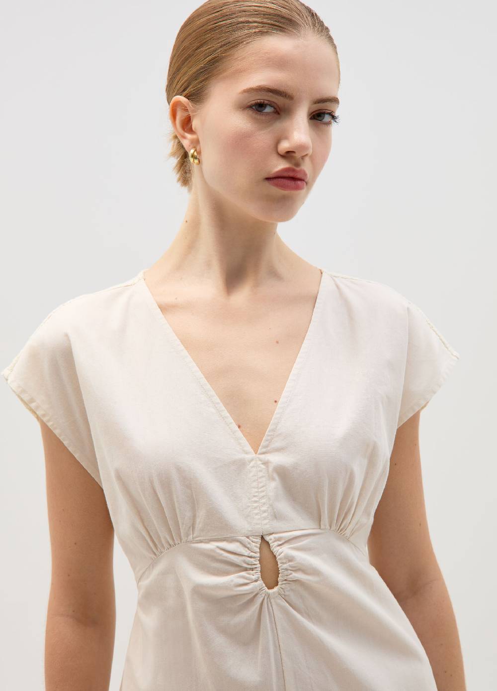 Ovs Vestito midi con dettaglio cut out Online Outlet