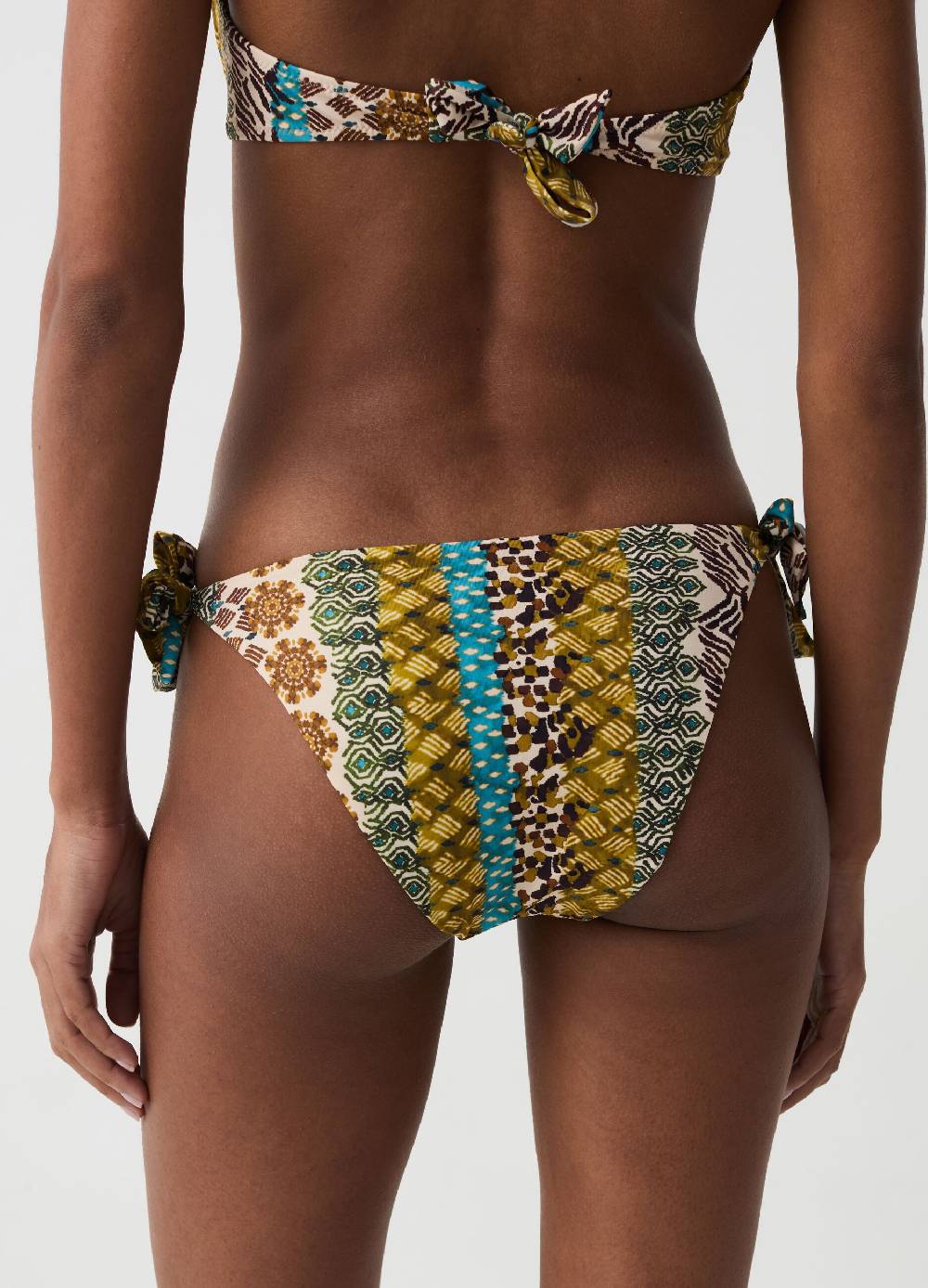 Ovs Slip bikini con stampa etnica Nuovi prodotti