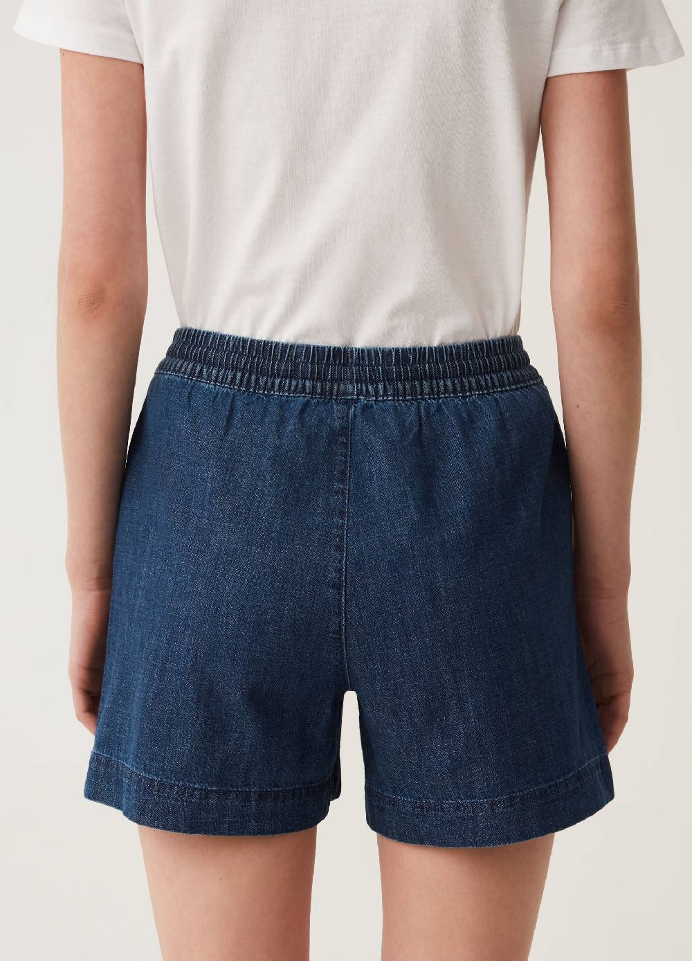 Ovs Shorts in denim con coulisse Offerte giornaliere