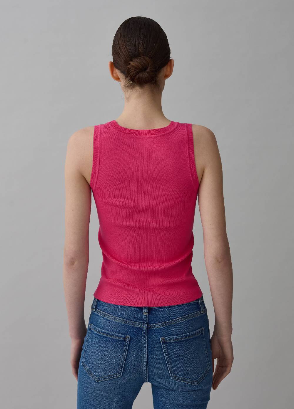 Ovs Tank top a costine con scollo rotondo Latest stili