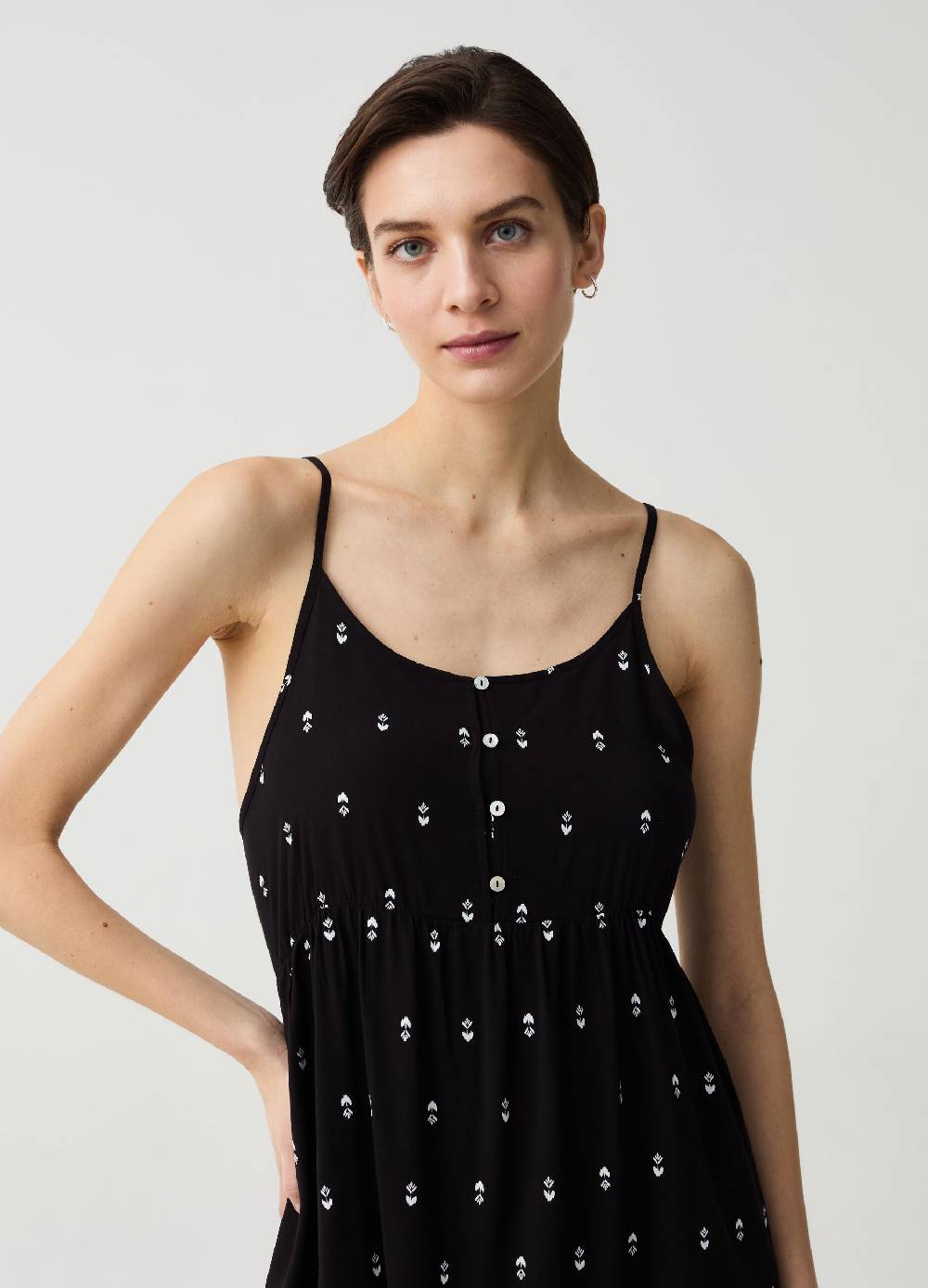 Ovs Camicia da notte con stampa etnica Fino al 50% di sconto