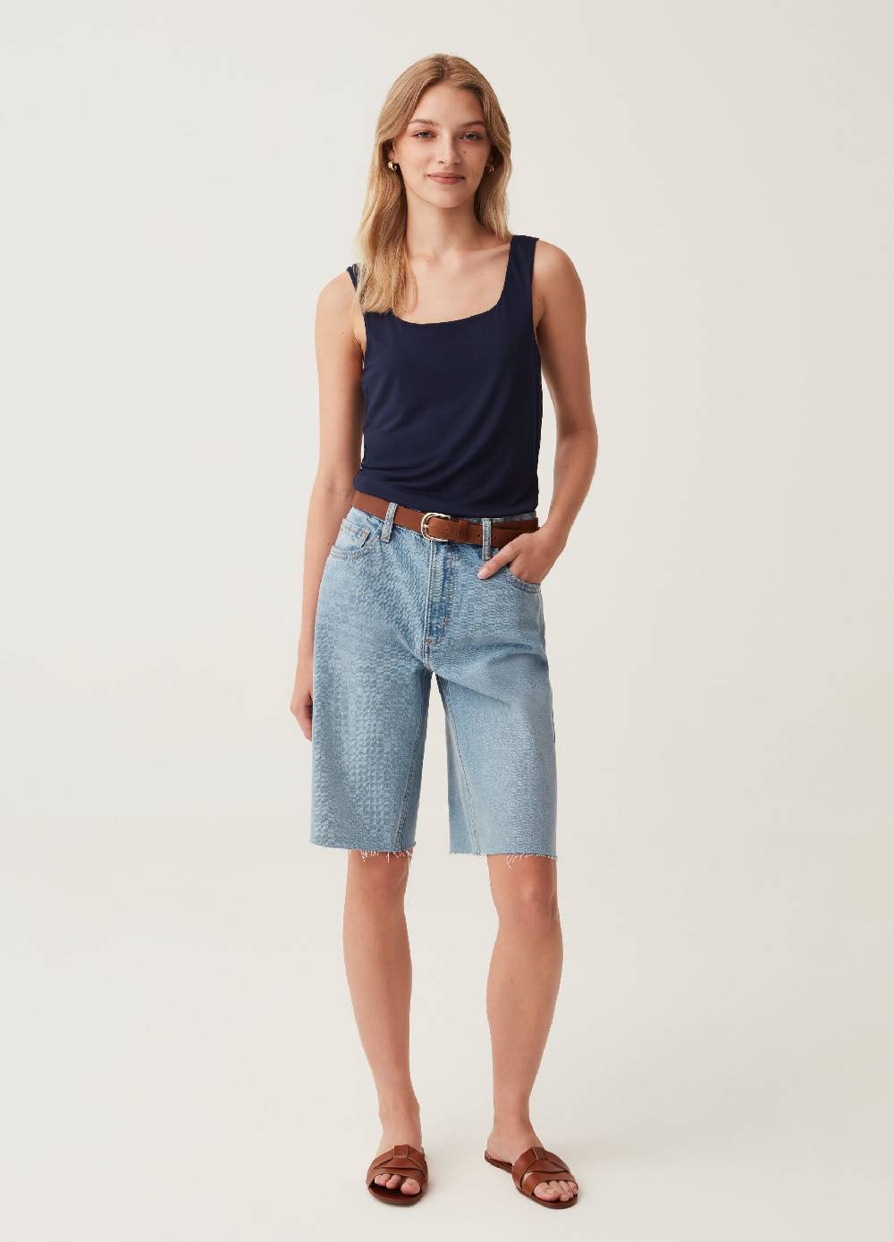 Ovs Tank top in viscosa stretch Offerta speciale della fabbrica