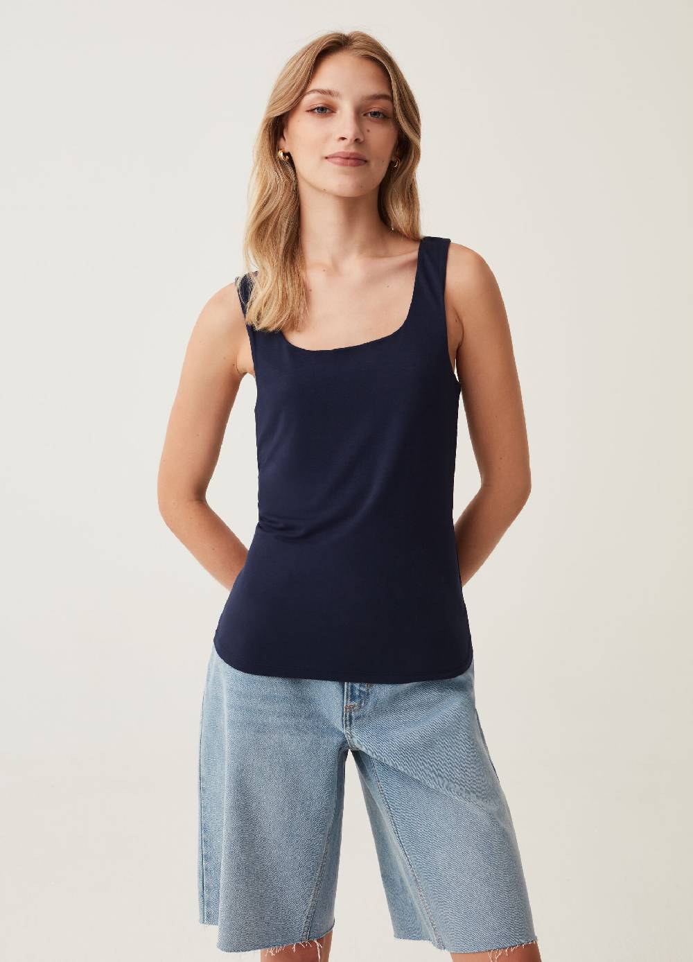 Ovs Tank top in viscosa stretch Offerta speciale della fabbrica