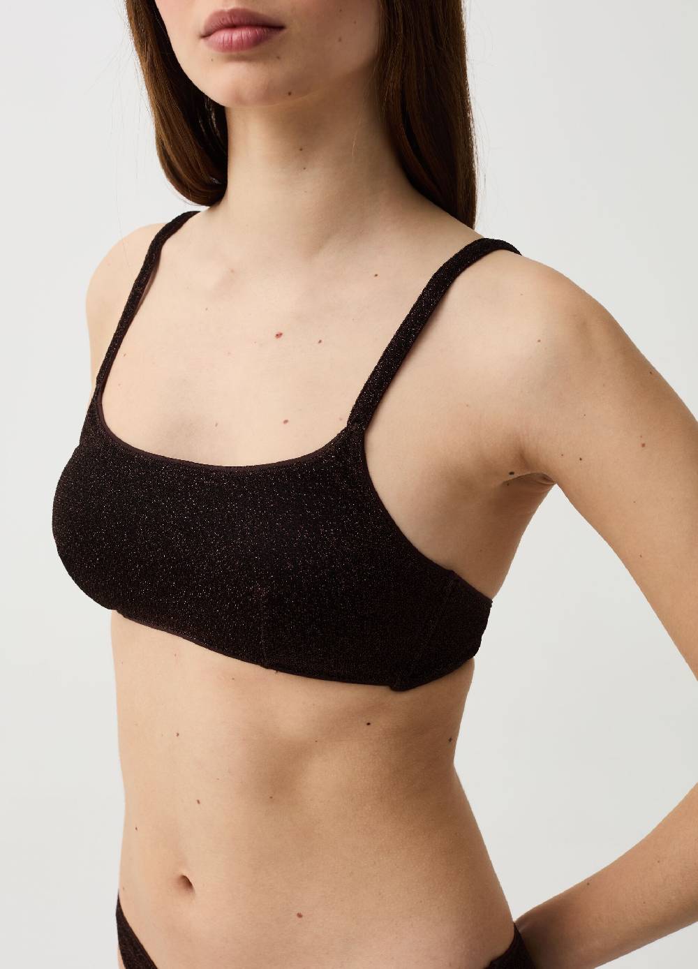 Ovs Top bikini bralette in lurex Sostegno trimestrale