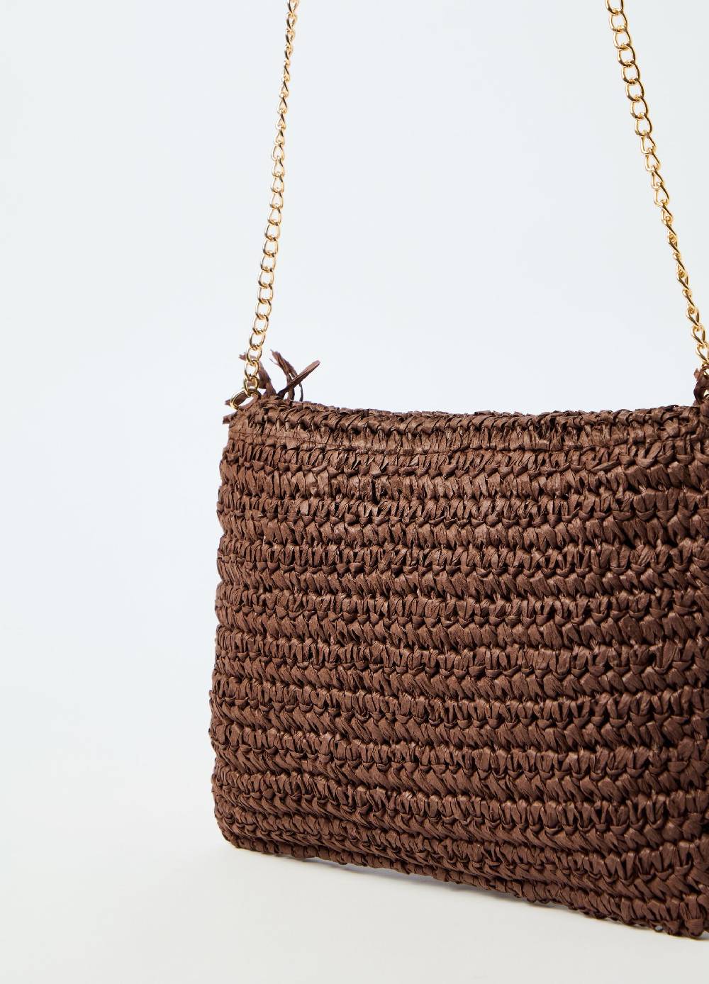 Ovs Borsa a tracolla in rafia Super sconto