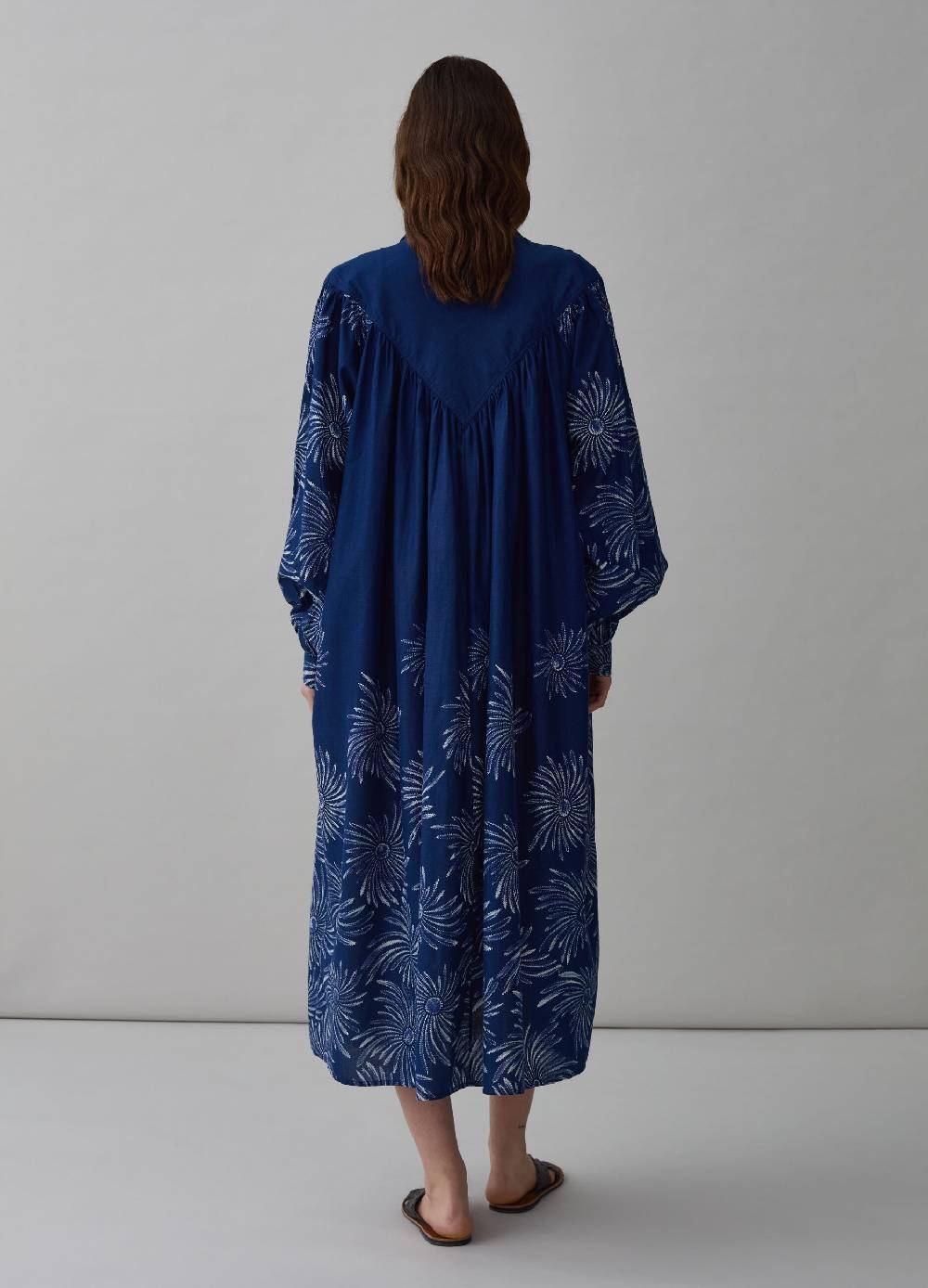Ovs Vestito lungo chemisier stampa maxi fiori Black Friday Prezzi