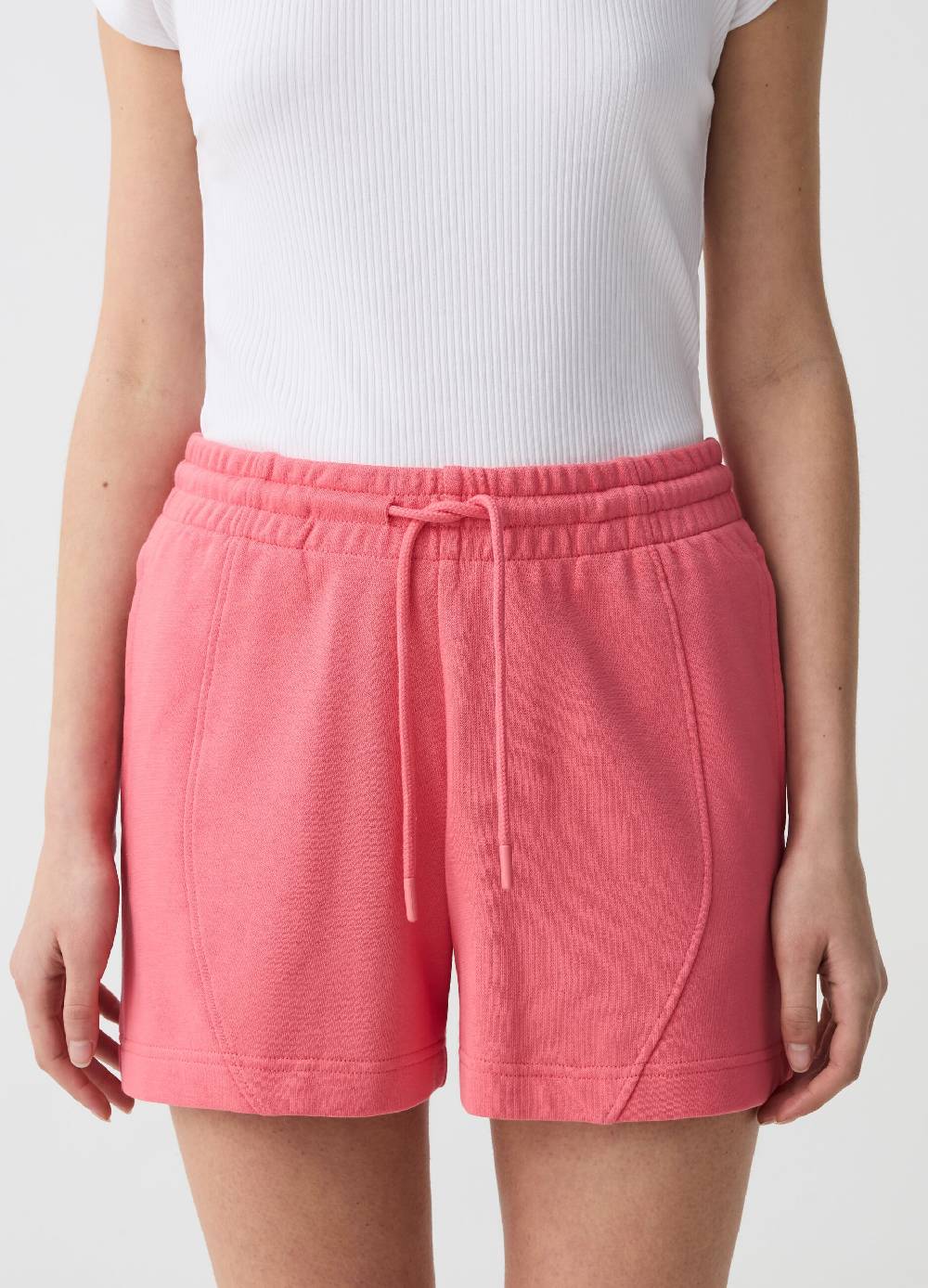 Ovs Shorts Essential con cuciture in rilievo Italia