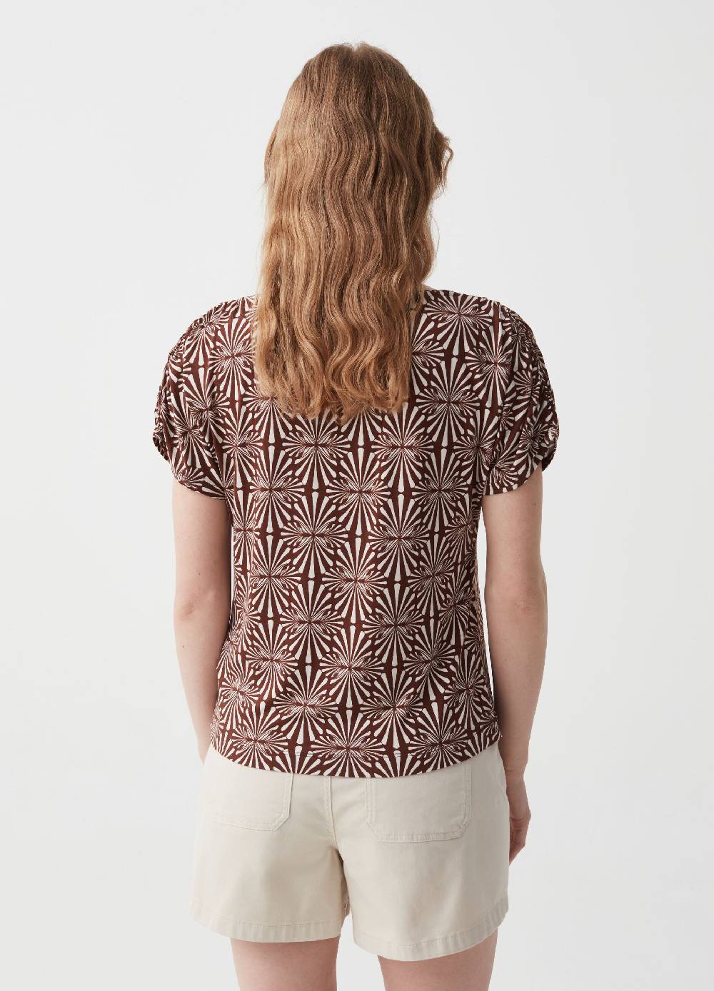 Ovs T-shirt stampata con arricciatura Fino Al -60%