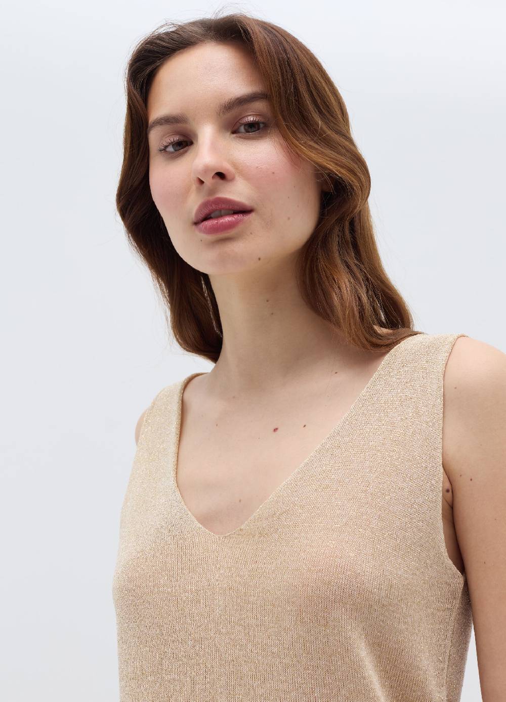 Ovs Tank top in lurex scollo a V Convenienza
