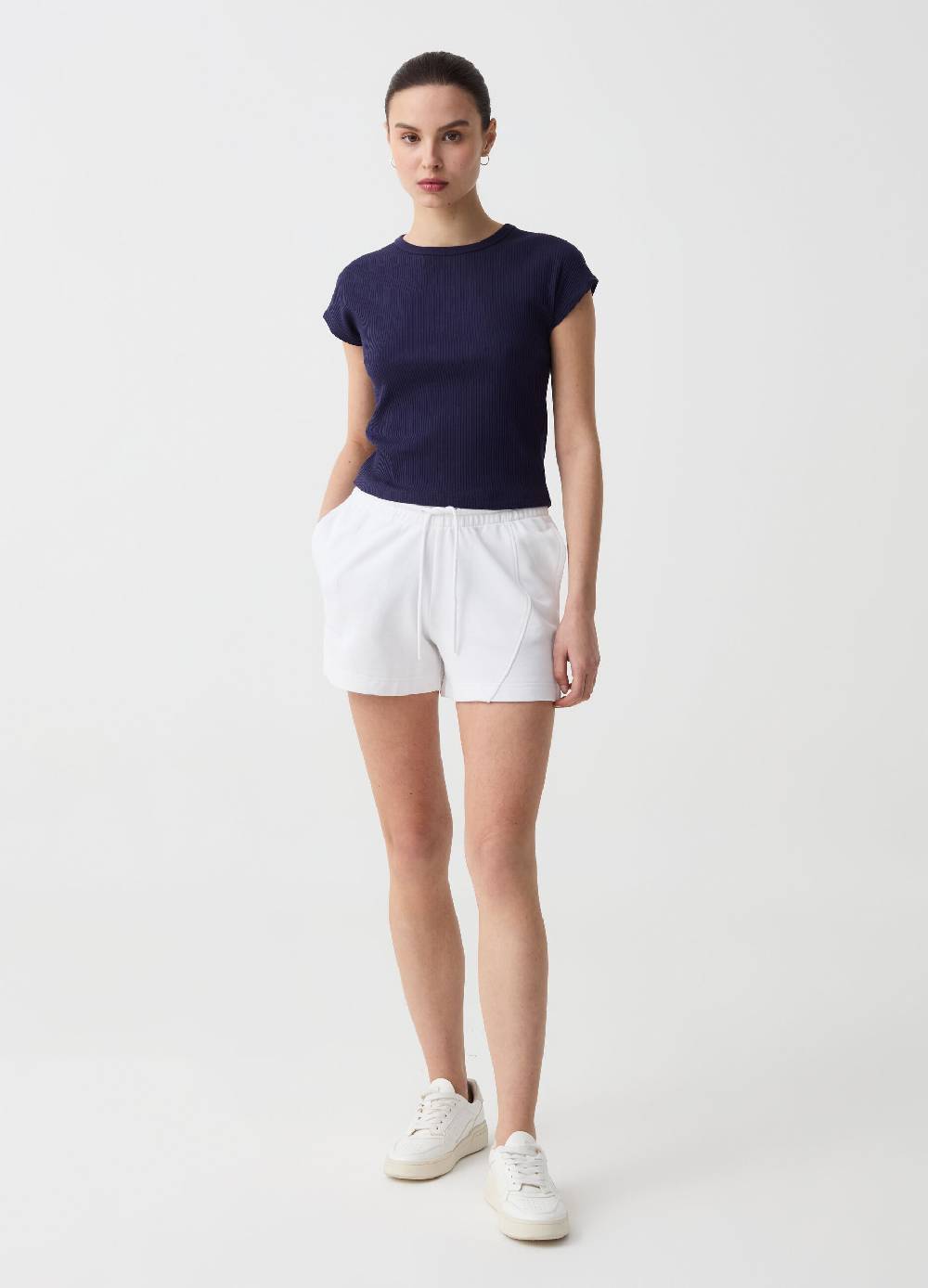 Ovs Shorts Essential con cuciture in rilievo Presa