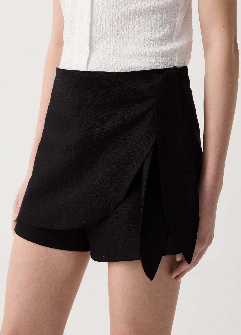 Ovs Skort in lino e viscosa Offerta