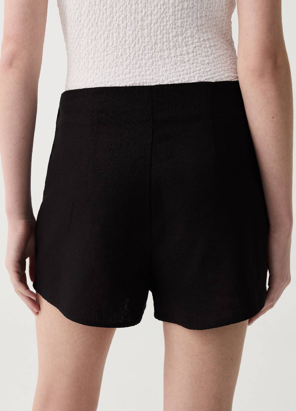 Ovs Skort in lino e viscosa Offerta