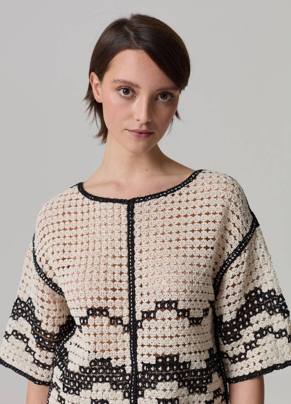 Ovs Maglia crochet con motivo ondulato Saldi