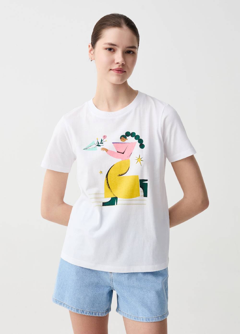 Ovs T-shirt con illustrazione grafica by Magda Azab Offerte