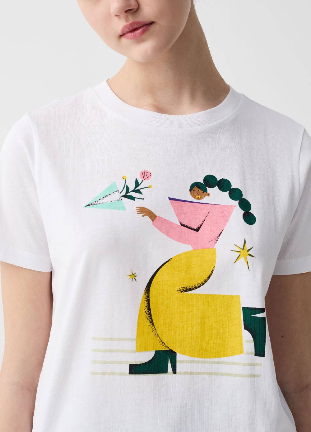 Ovs T-shirt con illustrazione grafica by Magda Azab Offerte
