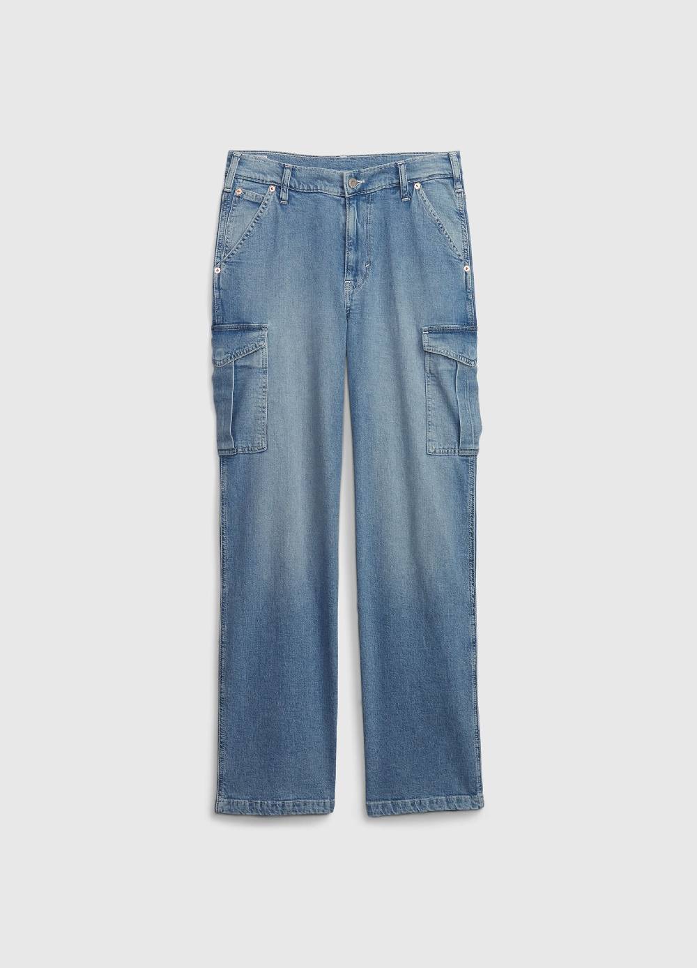 Ovs Jeans loose fit cargo vita media Vendita Calda