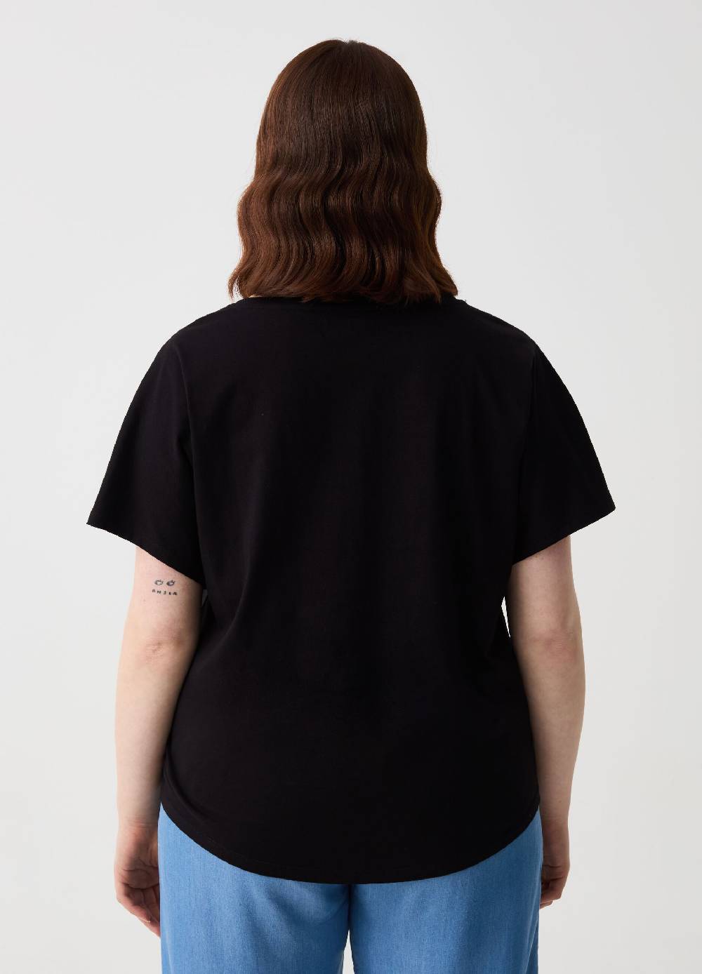 Ovs T-shirt con dettagli ricamati Curvy Prezzo di fabbrica