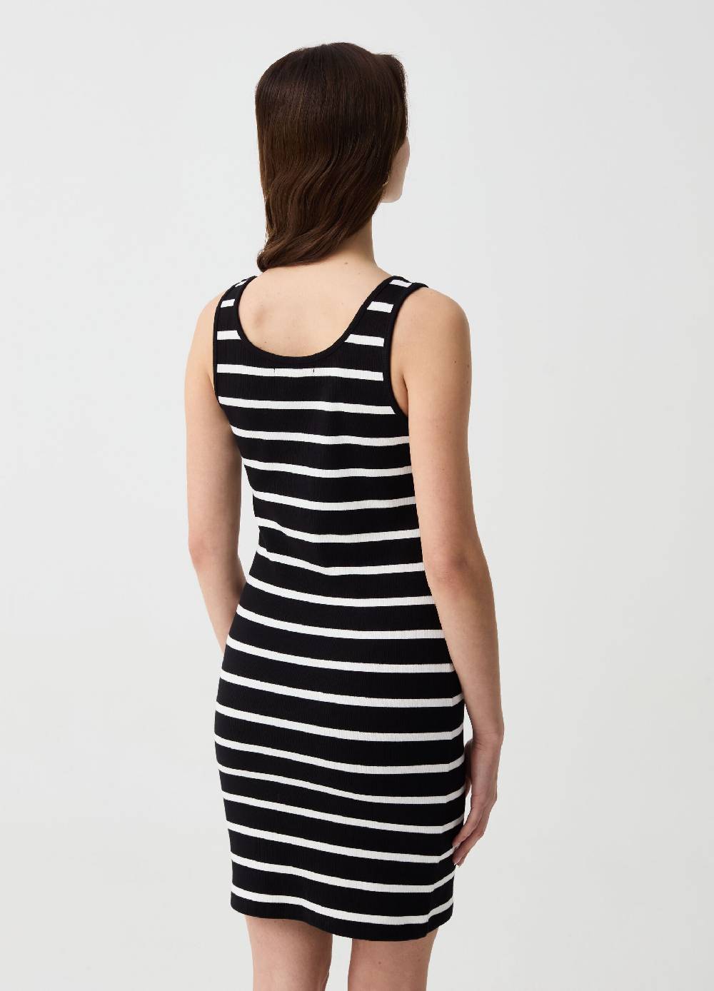 Ovs Vestito Essential corto smanicato a righe Black Friday