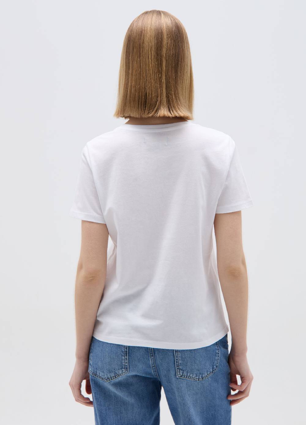 Ovs T-shirt in cotone con stampa a fiori Vendita calda