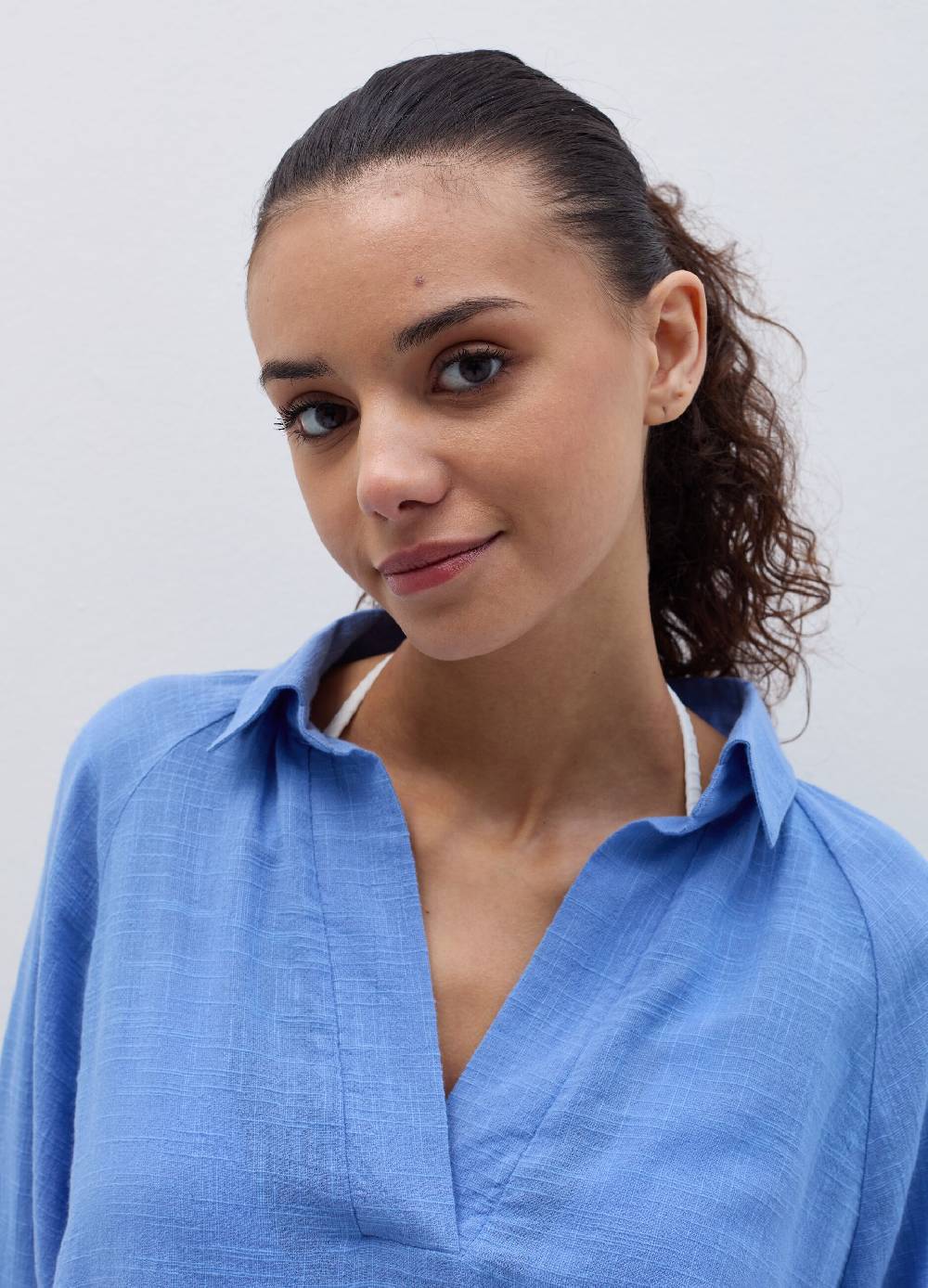 Ovs Blusa lunga copri costume con scollo a polo Offerta temporanea