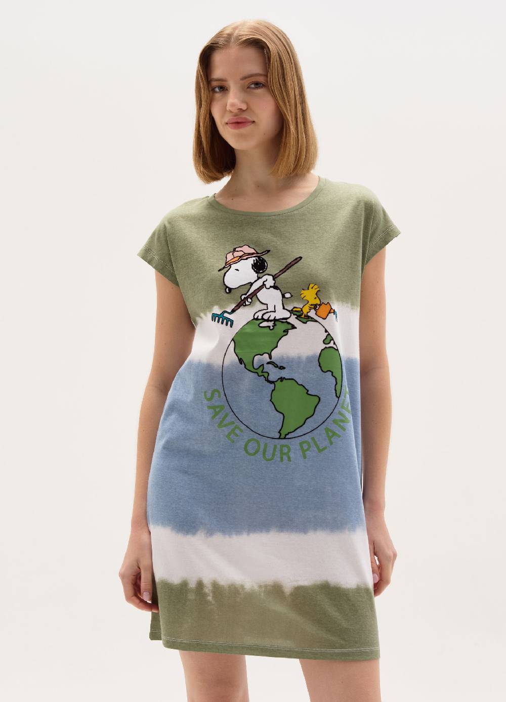 Ovs Camicia da notte con stampa Snoopy Sconti VIP