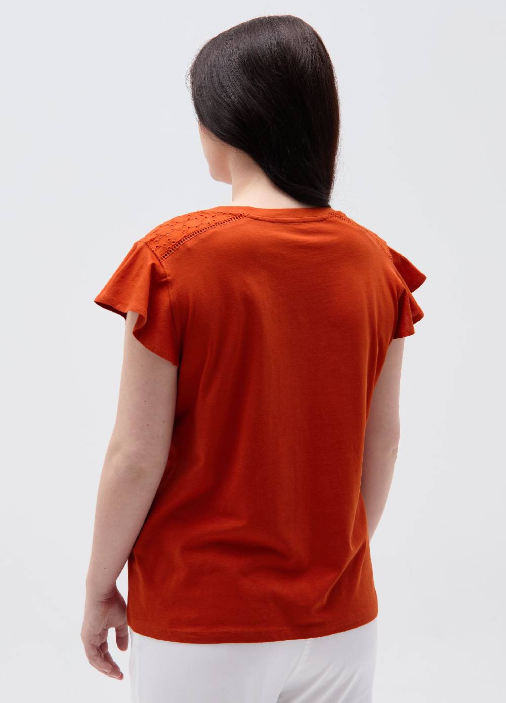 Ovs T-shirt con inserto in sangallo Curvy Ultimi due giorni