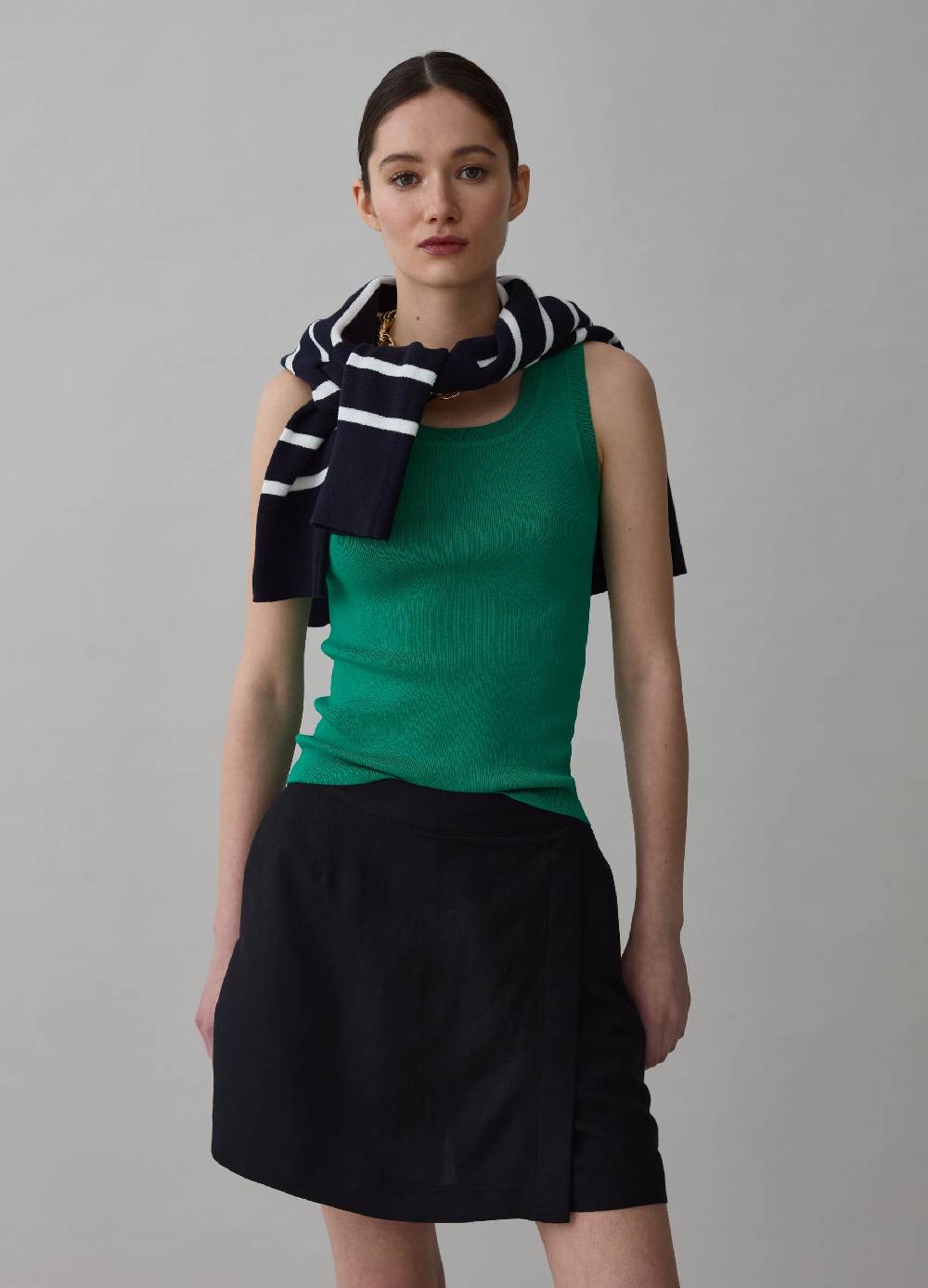 Ovs Tank top a costine con scollo rotondo Sostegno trimestrale